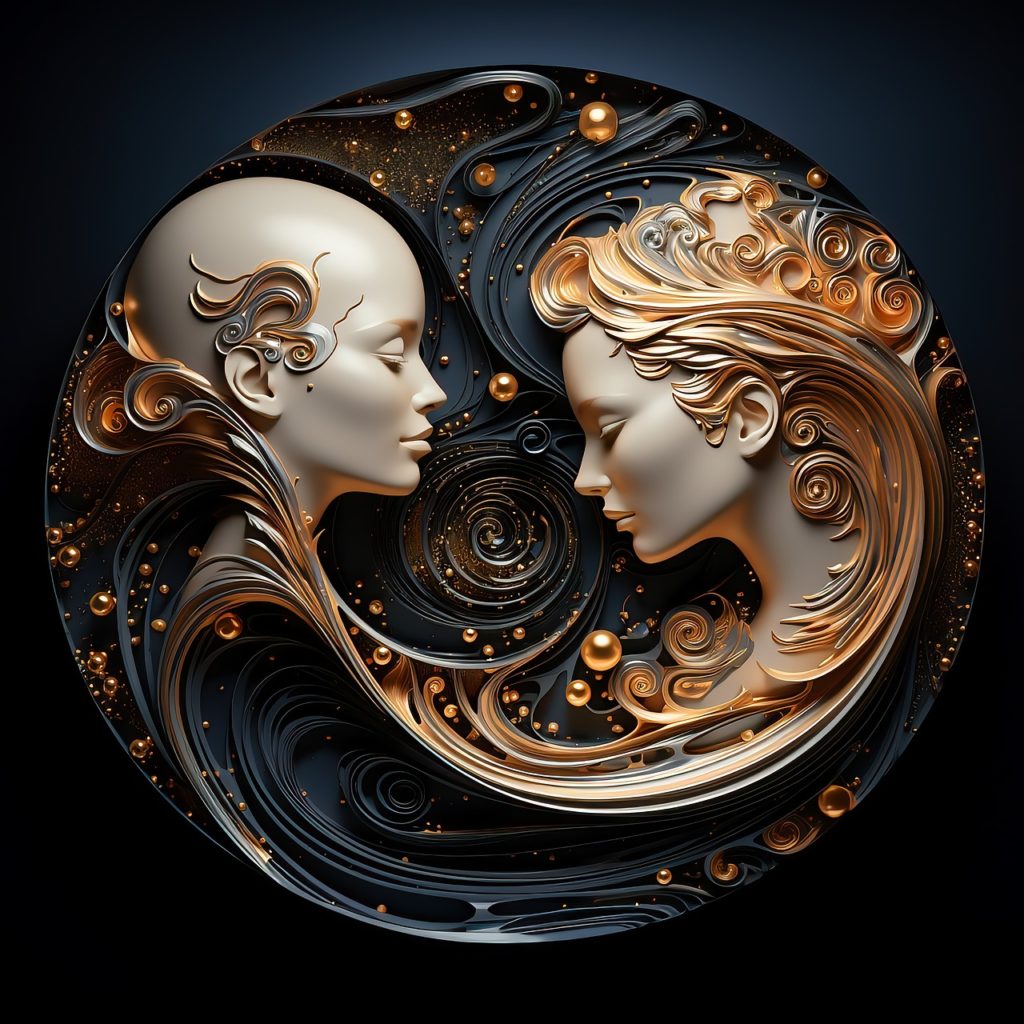 two faces, gold circle, dark romance-8115742.jpg